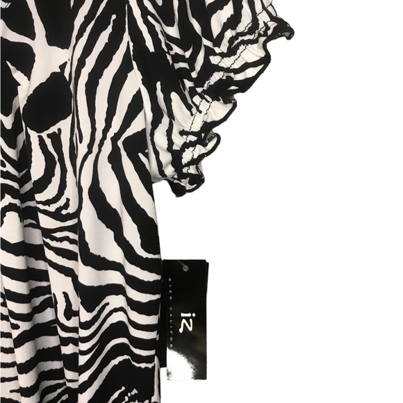 NWT IZ Byer Casual Blouse - Picture 6 of 8